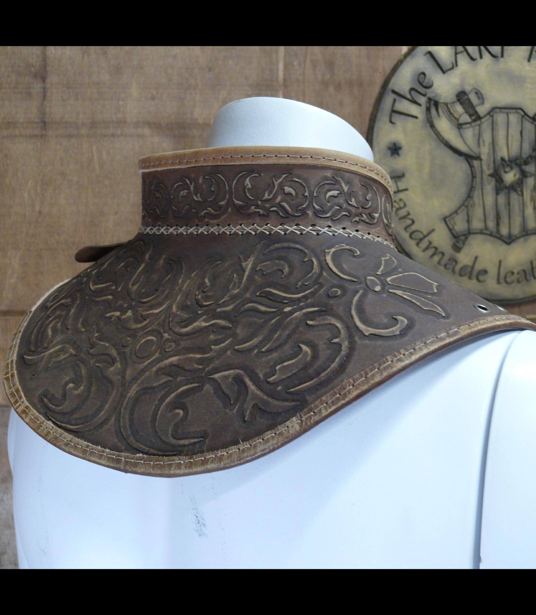 Gorget leather pattern | Steampunk musketeer | DIY Instructions