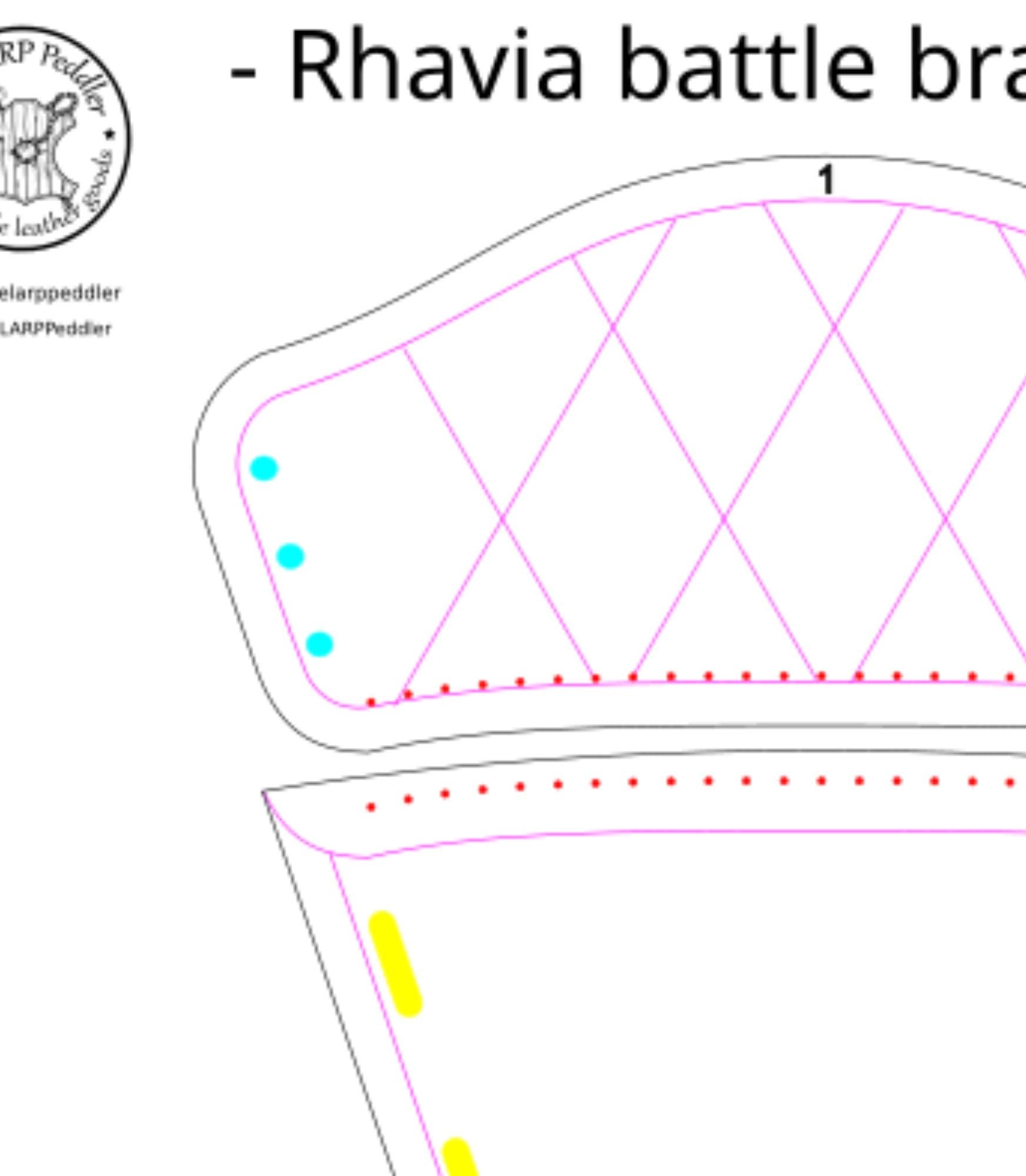 Leather bracers pattern | LARP Warrior | Easy to make with instructions