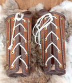 Bracers leather pattern | LARP Viking warrior armor | DIY instructions included