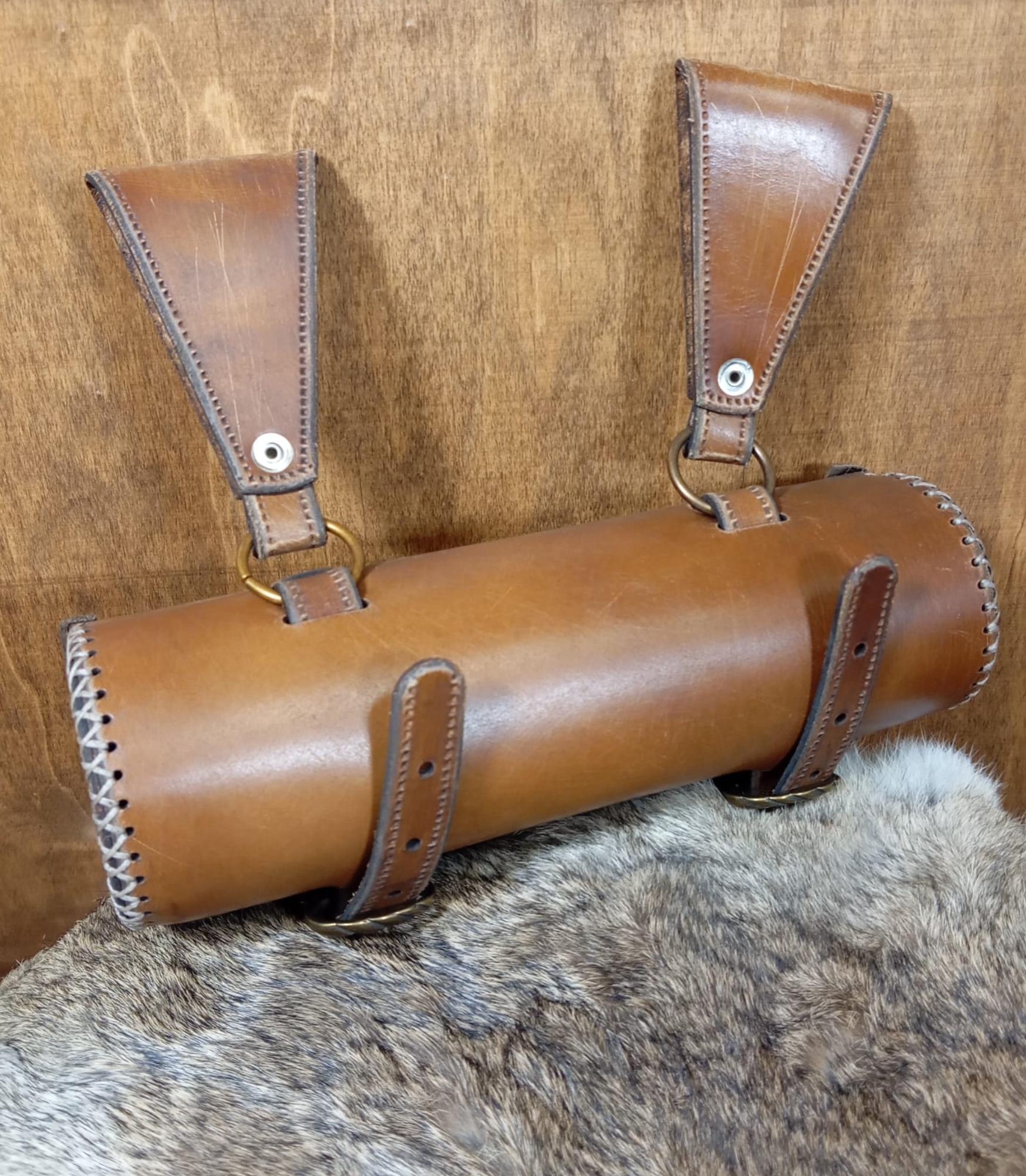 Leather bag pattern | Larp fantasy purse | DIY instructions