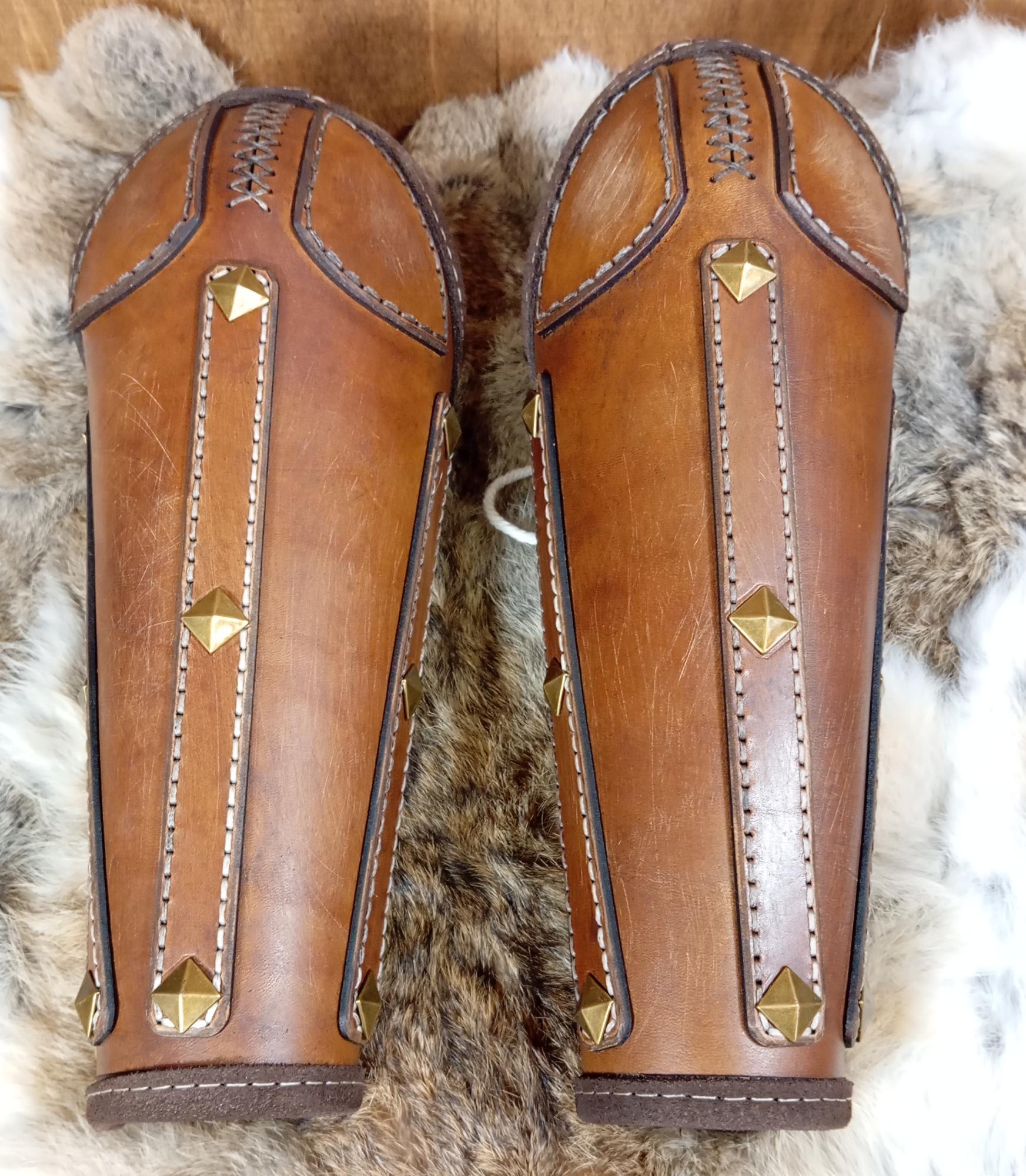 Bracers leather pattern | LARP Viking warrior armor | DIY instructions included
