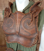 Chest Armor Leather Pattern | Druid LARP | Template & Instructions