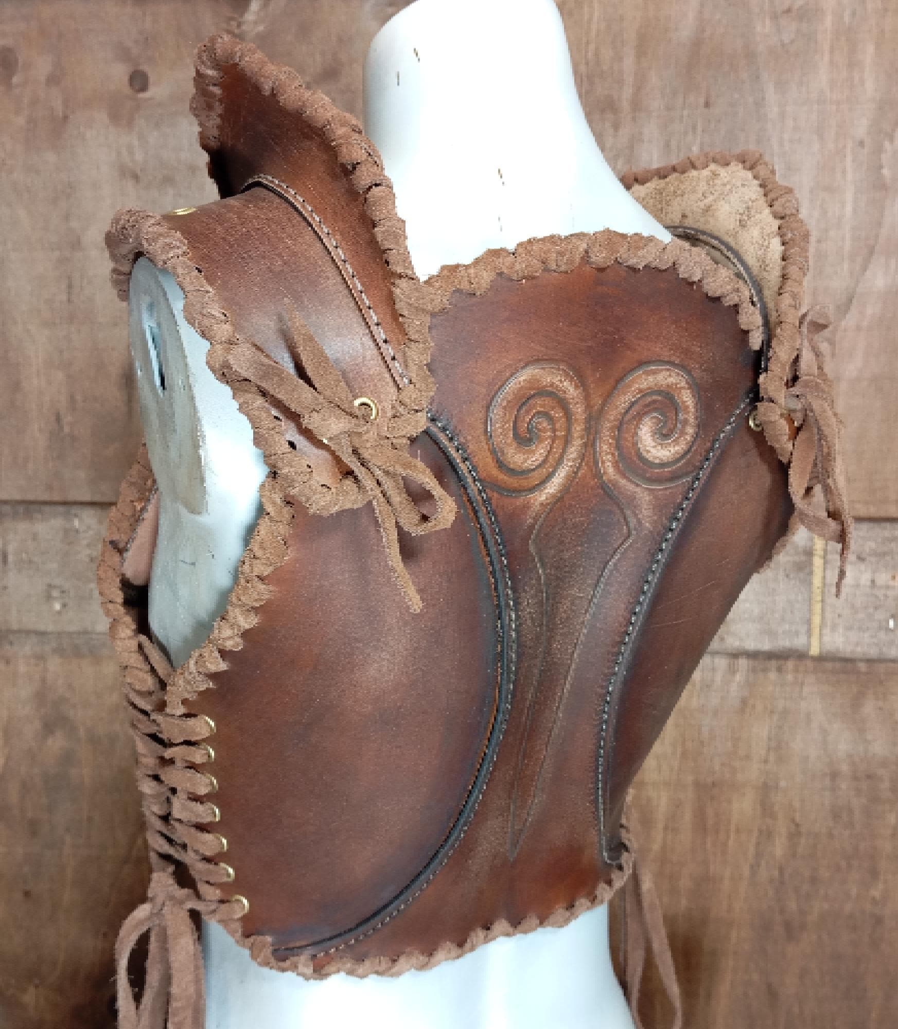 Female Armor Leather Pattern | Druid LARP | Pattern & Instructions