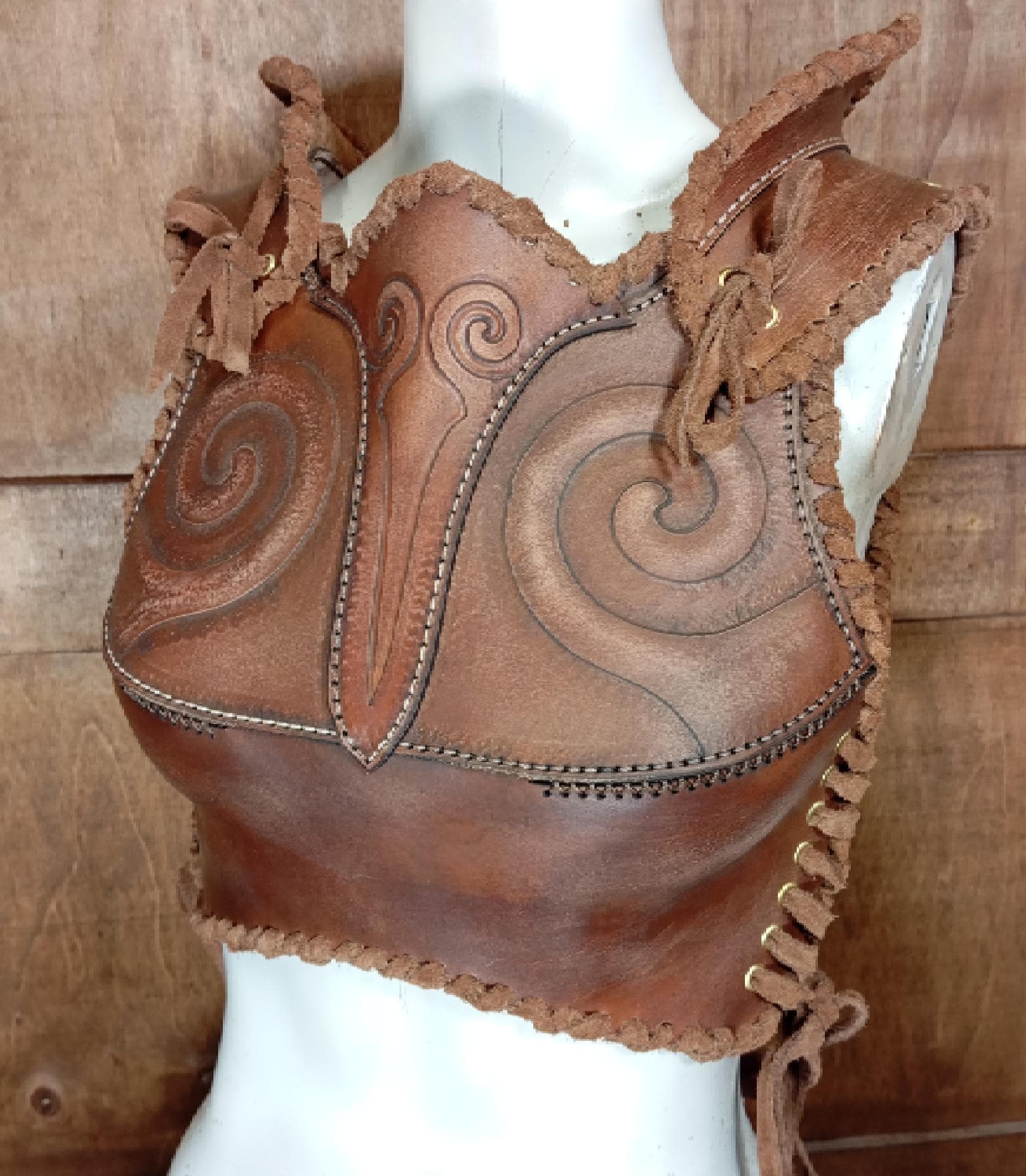 Female Armor Leather Pattern | Druid LARP | Pattern & Instructions