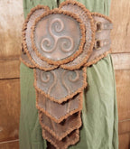 Kidney Belt Leather Pattern | Druid LARP | Template & instructions
