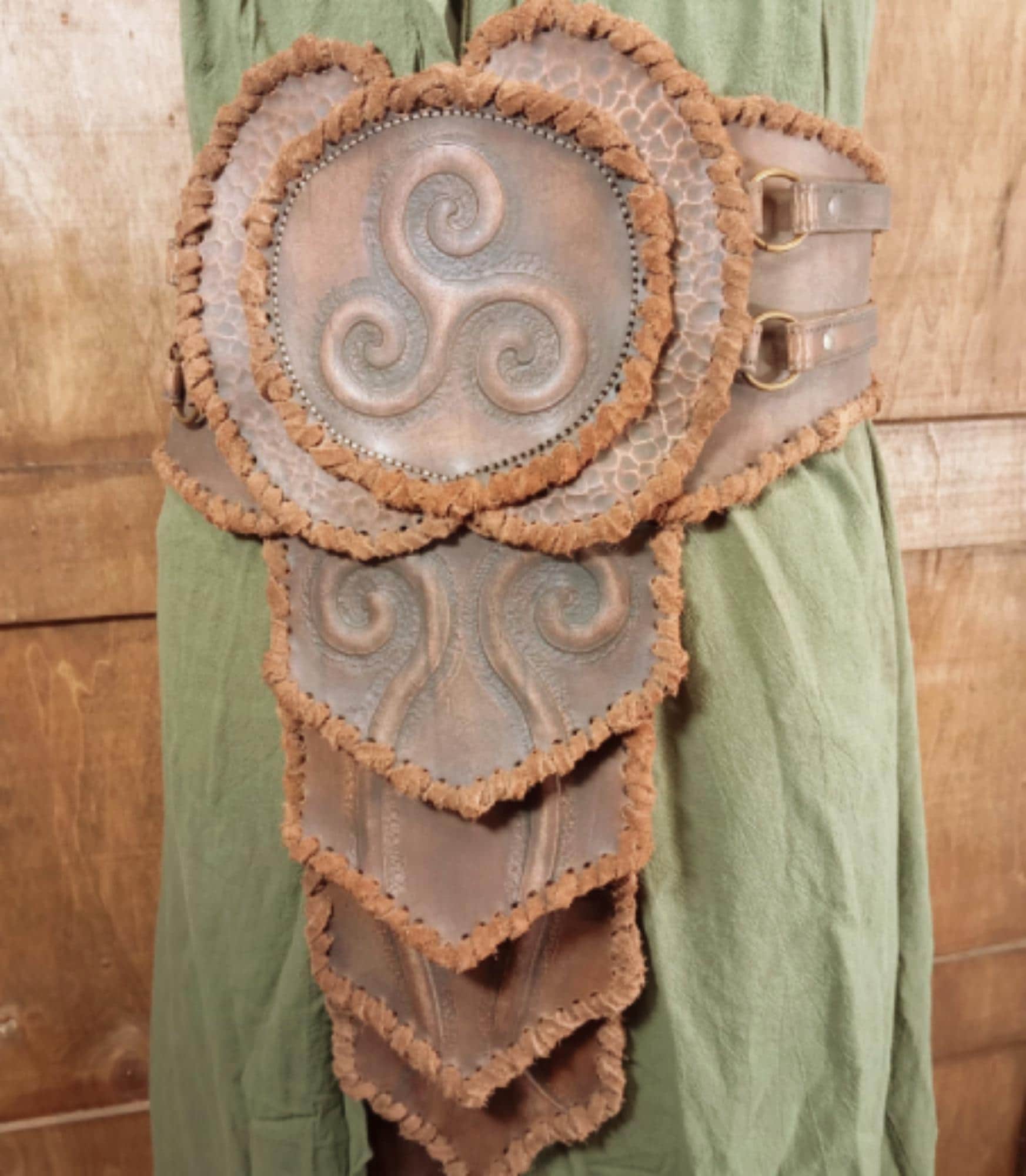 Kidney Belt Leather Pattern | Druid LARP | Template & instructions
