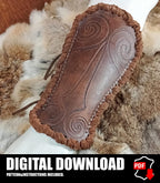 Bracer Leather Pattern | Druid LARP | Pattern & Instructions