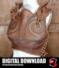 Female Armor Leather Pattern | Druid LARP | Pattern & Instructions