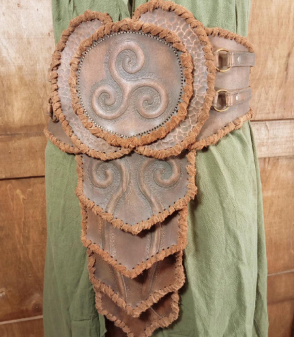 Woman Armor Leather Pattern | Female Druid LARP | Patterns & Instructions