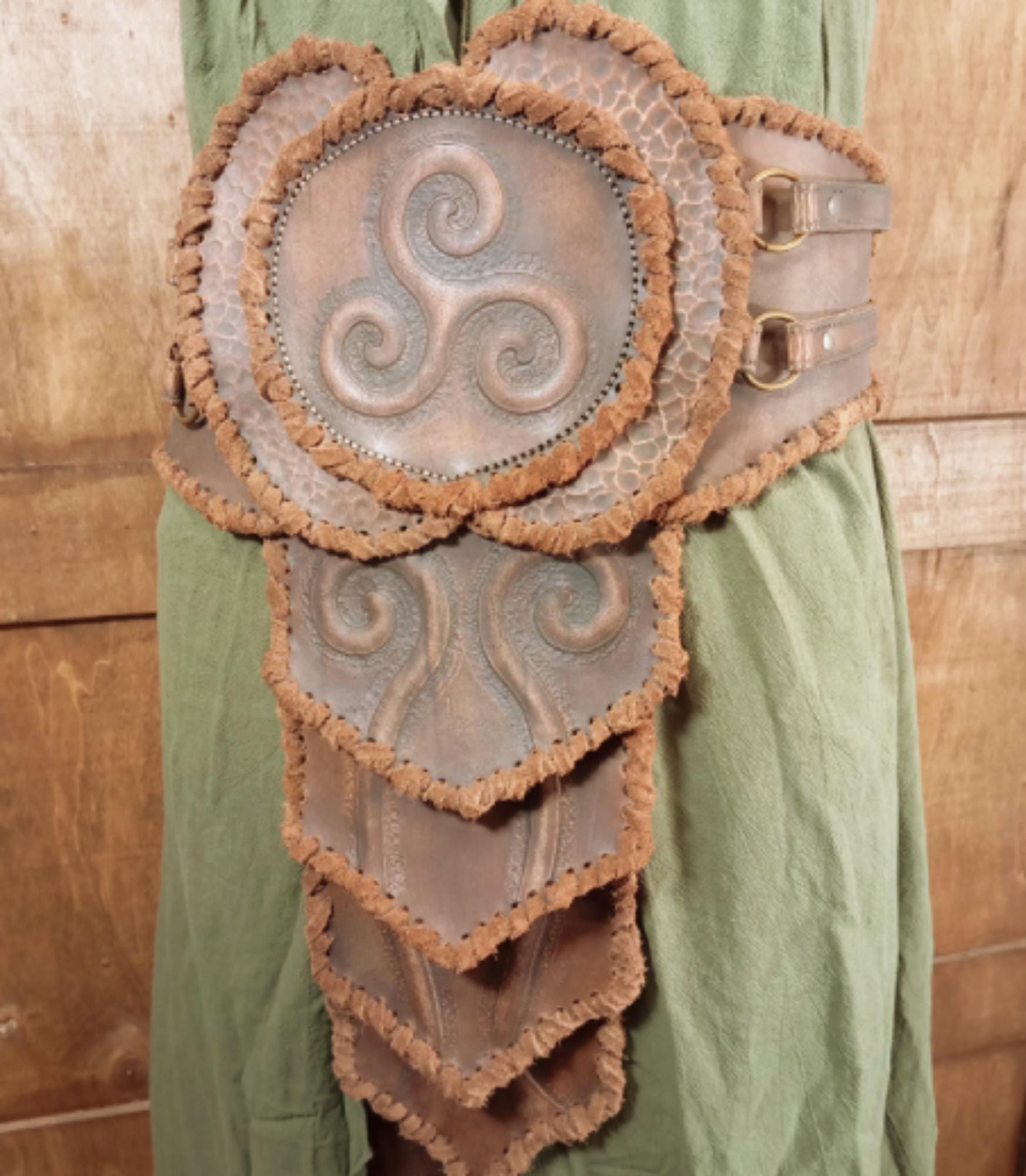 Woman Armor Leather Pattern | Female Druid LARP | Patterns & Instructions
