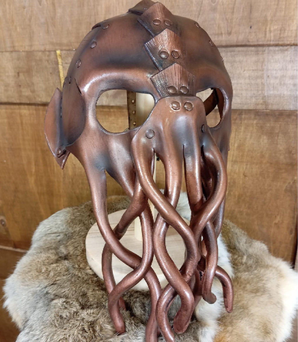 Cthulhu Mask Leather Pattern | Kraken Cultist | Pattern & Instructions