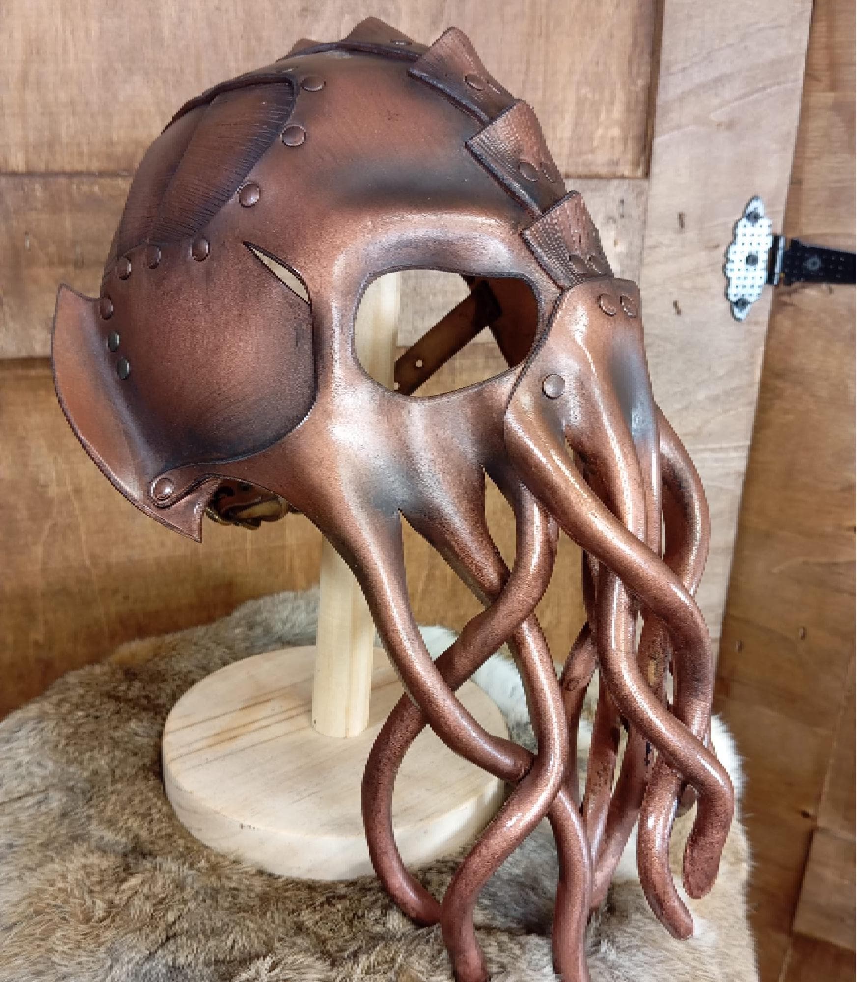 Cthulhu Mask Leather Pattern | Kraken Cultist | Pattern & Instructions
