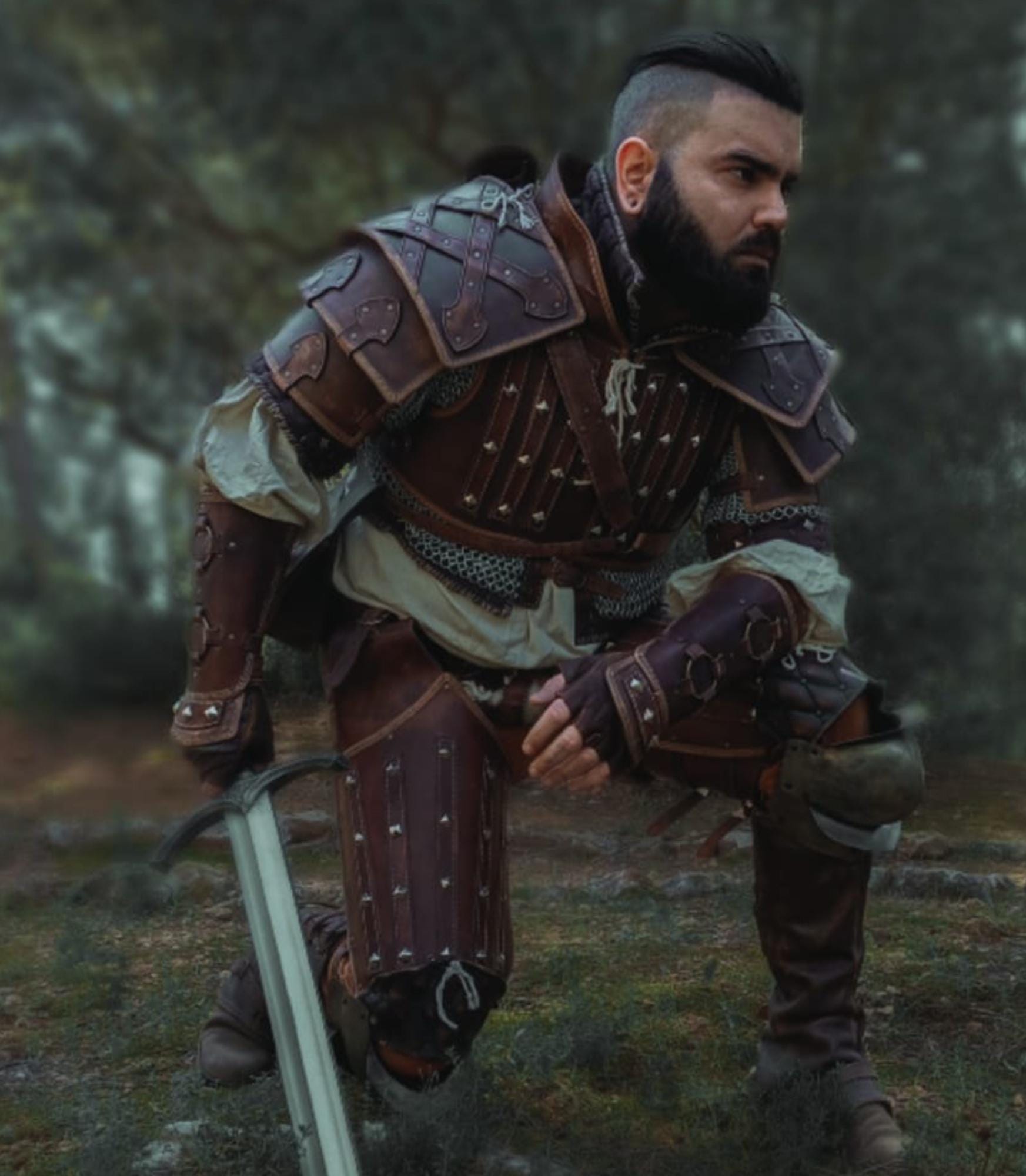 Bracers leather pattern | Warrior witcher LARP | DIY instructions