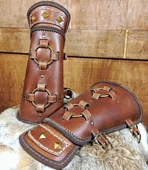 Bracers leather pattern | Warrior witcher LARP | DIY instructions