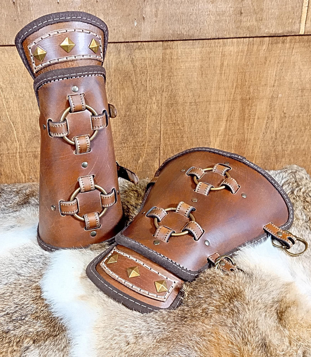 Bracers leather pattern | Warrior witcher LARP | DIY instructions