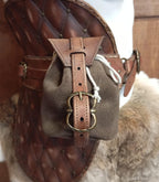 Coin purse leather pattern | Medieval LARP purse | DIY and instructions