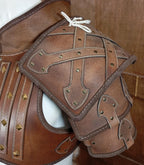 Shoulder pad leather pattern | Witcher LARP | DIY instructions
