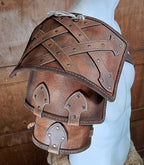 Shoulder pad leather pattern | Witcher LARP | DIY instructions