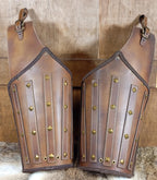 Thigh armor leather pattern | LARP warrior The Witcher inspired | DIY instructions