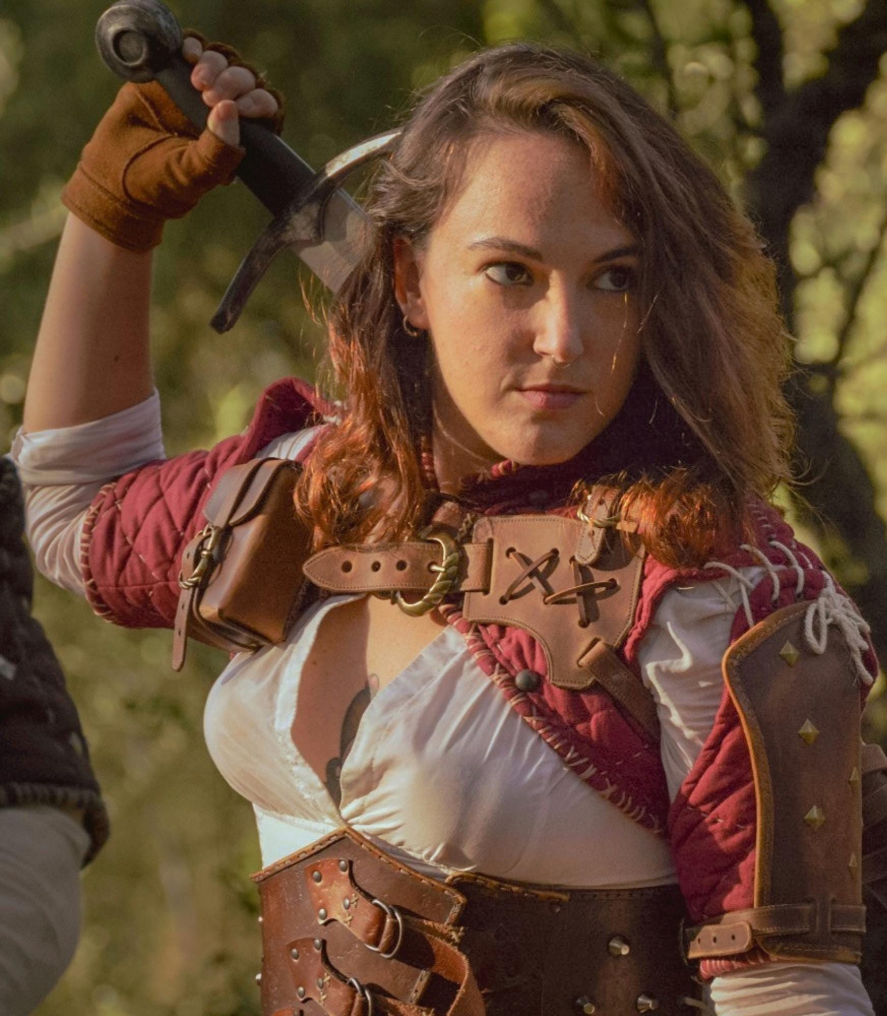 Chest harness leather pattern | tactical Rogue LARP | DIY instructions