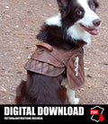 Dog harness leather pattern | Pet armor | DIY instructions