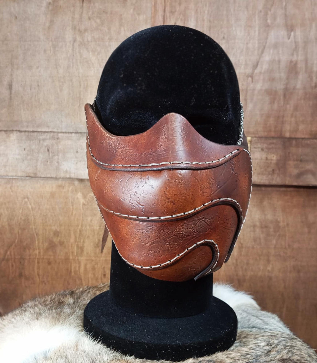 Mask leather pattern | Elf ranger faceshell | DIY instructions