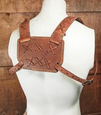 Chest harness leather pattern | tactical Rogue LARP | DIY instructions